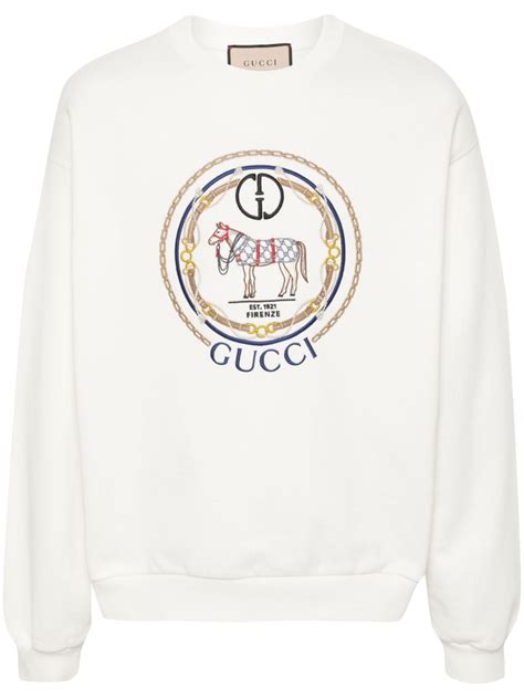 gucci embroidered gg cotton|GUCCI Logo.